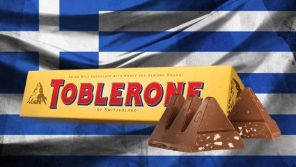 Ελληνικό δαιμόνιο: Ελληνικά γλυκίσματα σε σχήμα Toblerone