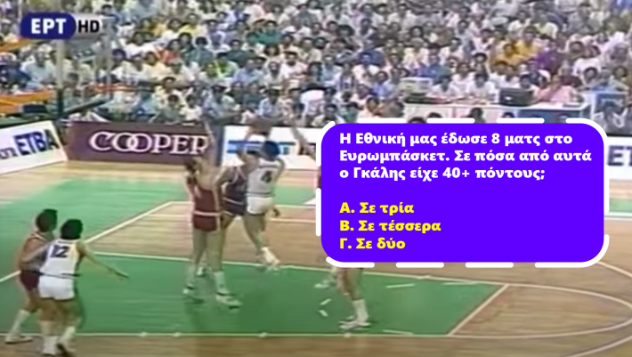 Δείξε αν είσαι εγκυκλοπαίδεια: Θα κάνεις το 12/12 στο κουίζ για το Ευρωμπάσκετ του '87 που μόνο 5% τα καταφέρνουν;
