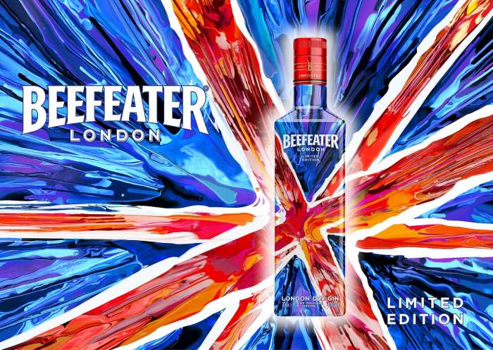 Beefeater: Η νέα limited φιάλη είναι αποθέωση του spin painting