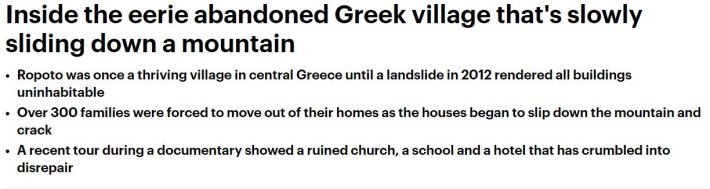 Έδινε ψωμί σε 300 οικογένειες: Το βίαιο τέλος του ελληνικού χωριού με τα σπάνια μήλα που το ρούφηξε η γη (Pics)