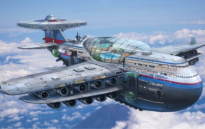 Χλίδα, ξάπλες και μάσες: Το απίθανο ιπτάμενο ξενοδοχείο των 5.000 επιβατών που σε πάει διακοπές στα σύννεφα