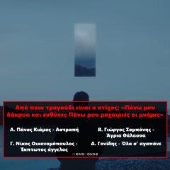 Βρες το τραγούδι από το στίχο: Το 10/10 σε αυτό το κουίζ μουσικής δεν το κάνουν ούτε οι κριτές του The Voice! Εσύ;