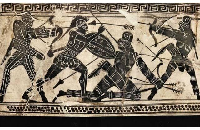 Σε ποια ιστορική μάχη οι Αθηναίοι και οι Πλαταιείς νίκησαν τους Πέρσες το 490 π.Χ., με στρατηγό τον Μιλτιάδη;